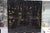 Chinese 4-Panel Stone Inlay Lacquered Scenic Wooden Folding Floor Screen Room Divider For Sale - Image 4 of 13