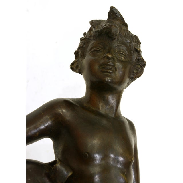 Metal Italian School, Water Carrier with Amphorae, 1920s, Bronze For Sale - Image 7 of 15