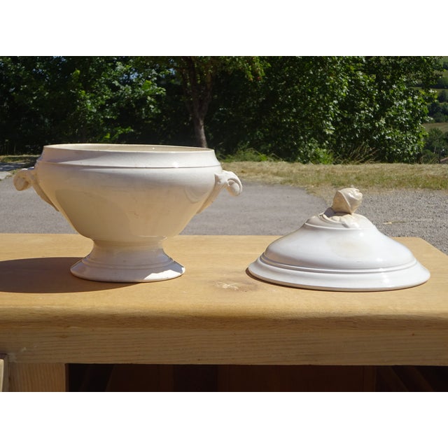 Earthenware Tureen from Sarreguemines, 1890s For Sale - Image 9 of 18