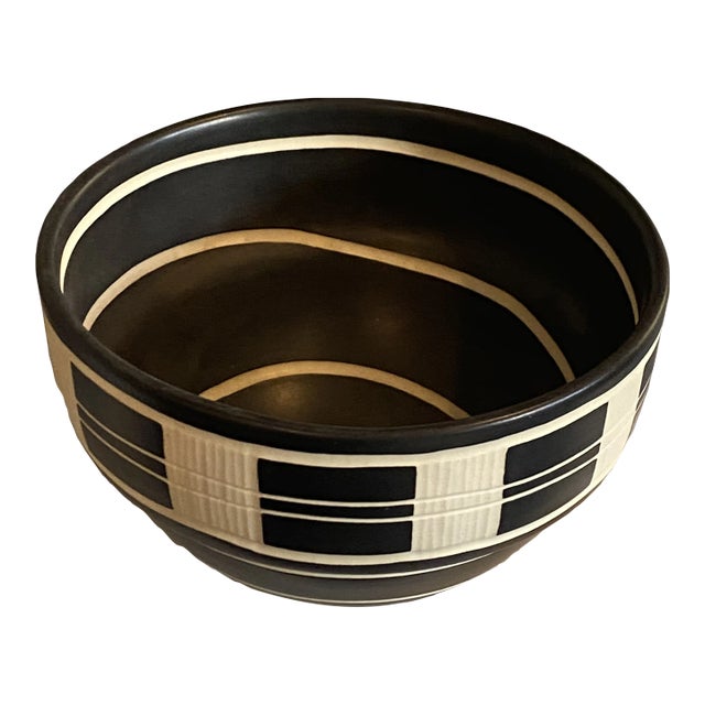 1980's Abstract Hand Thrown Barney’s New York Decorative Bowl For Sale