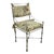Giacometti Inspired Neoclassical Style Iron Arm Chair For Sale