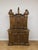 Bellifontain Cabinet in Oak and Marble attributed to the Ribaillier House For Sale - Image 4 of 4