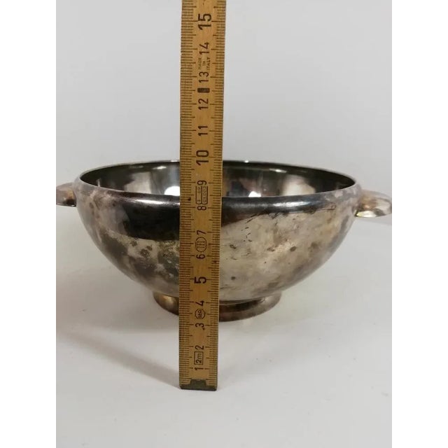 1970s Italian Sambonet Design Bowl in Metal, 1970s For Sale - Image 5 of 7