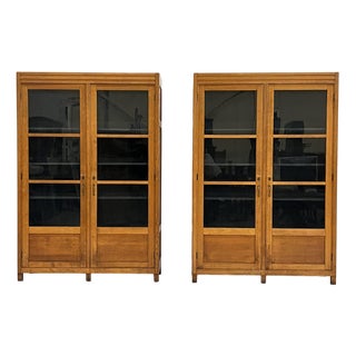 Art Deco Display Cabinets, Set of 2 For Sale