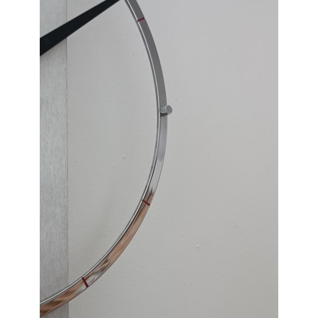 Metal Wall Clock from Micro Electric, 1970s For Sale - Image 7 of 14