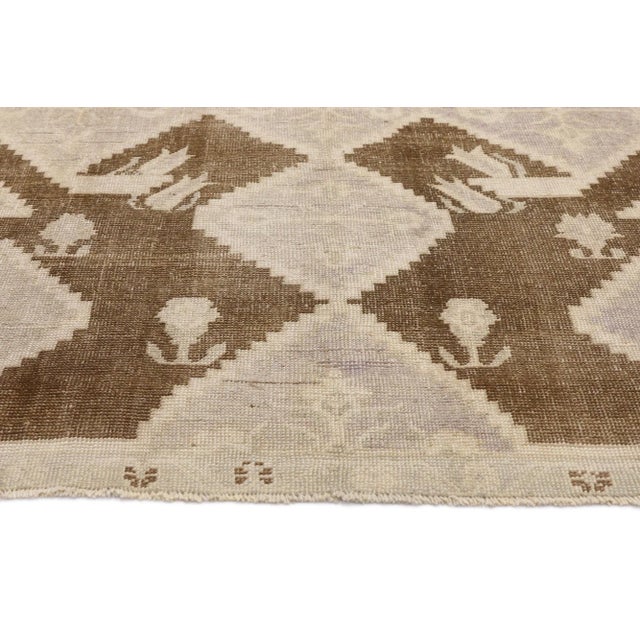 Vintage Turkish Oushak Rug - 04'08 X 08'07 For Sale - Image 4 of 8