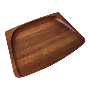 Mid 20th Century Jens Quistgaard Teak Wood Model 817 Charcuterie and Carving Board Designed for Dansk