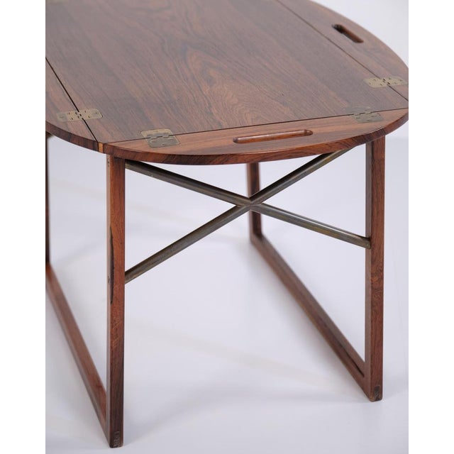 Rosewood Butler Table by Svend Langkilde, 1960s For Sale - Image 4 of 12
