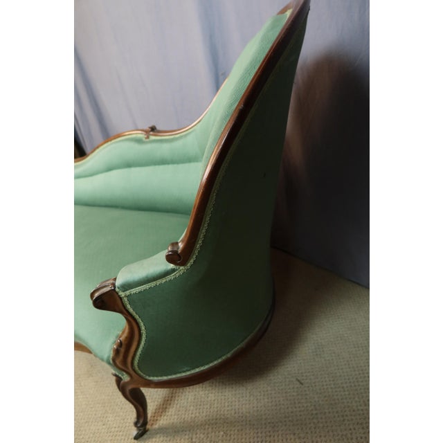 Wood 19th Century Louis Philippe Chaise Lounge For Sale - Image 7 of 12