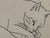 "Sleeping Cat" Line Drawing by Jerry O'Day (Geraldine Heib) For Sale - Image 4 of 6