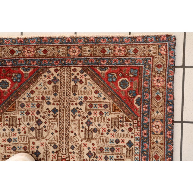 1930s, Vintage Persian Malayer Rug 3' X 4' For Sale - Image 10 of 11