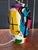 Ceramic 1970s Original Peter Keil Colorful Lamp and Shade Painting For Sale - Image 7 of 8