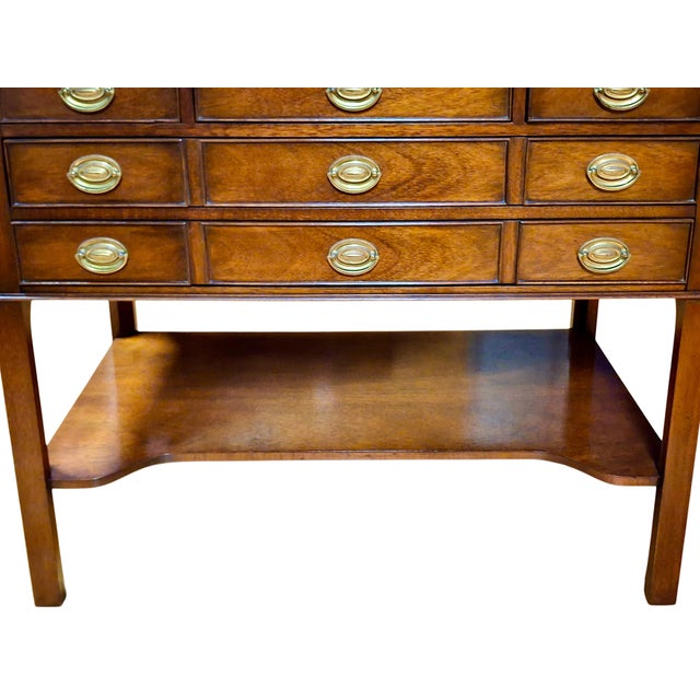 1980s Vintage Baker Furniture American Federal-Style Sideboard For Sale - Image 5 of 10