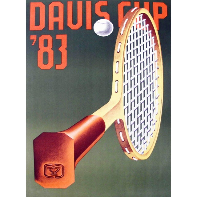 1983 Davis Cup Poster Chairish