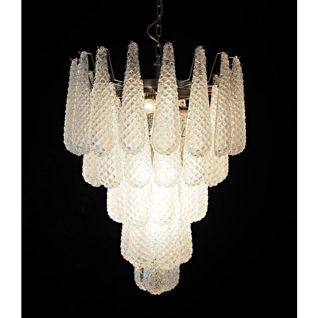 Vintage Italian Murano Chandelier, 1990 For Sale - Image 9 of 18