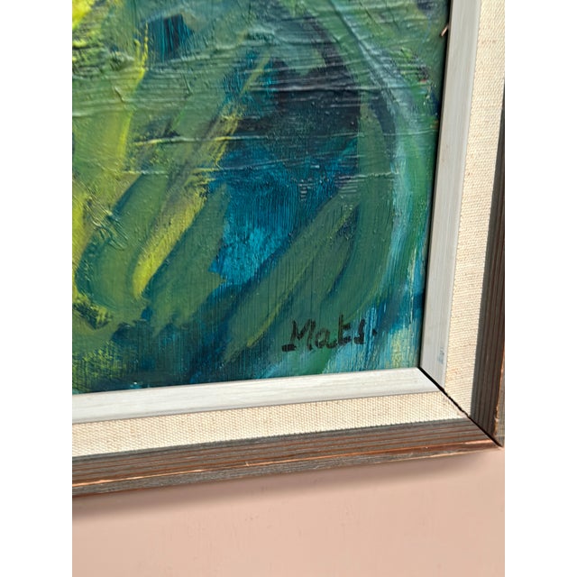 Mats Ahlberg, Northern District, Visby, 1960s, Oil on Panel, Framed For Sale - Image 8 of 18