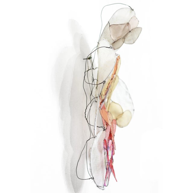 Cream Peaches & Cream - Mixed Media Sculptural Original Artwork by Kristina Fjellman For Sale - Image 8 of 12