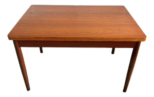 Mid-Century Danish Teak Extendable Dining Table, 1960s