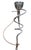 1990s Post-Modern Memphis Style Torchier Floor Lamp Sculptural Design Copper Aluminum For Sale - Image 11 of 18