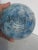 Blue Art Glass Globe Vase Biot France For Sale - Image 4 of 8