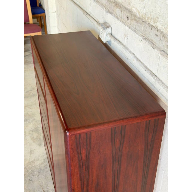 1970s Brouer Gentleman Chest Rosewood Dresser Storage Denmark Mid-Century Modern 1970s For Sale - Image 5 of 10