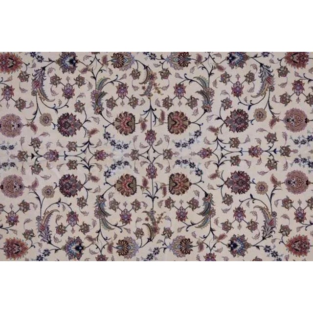 Signed Persian Tabriz Palace Rug 6'5" X 19'5" For Sale - Image 9 of 13