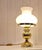 1980s Vintage Table Lamp with White Glass Shade from WSB, 1980s For Sale - Image 5 of 8