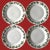Holly Berry Christmas Dinner Plates - Set of 10 For Sale - Image 4 of 8