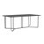 Not Yet Made - Made To Order Brown Jordan Walter Lamb Aluminum 43" x 77" Rectangular Dining Table, Glass Top, Textured Pewter frame For Sale - Image 5 of 12
