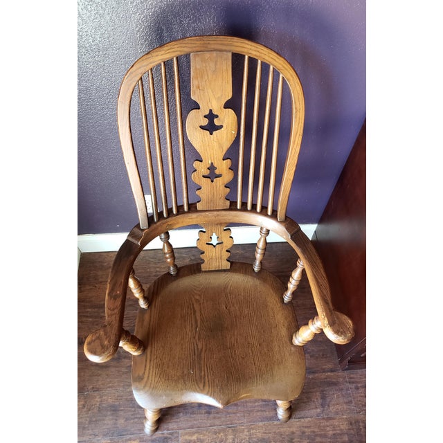 Mid-Century Modern Vintage Conant Ball Colonial Revival Dining Chair For Sale - Image 3 of 8