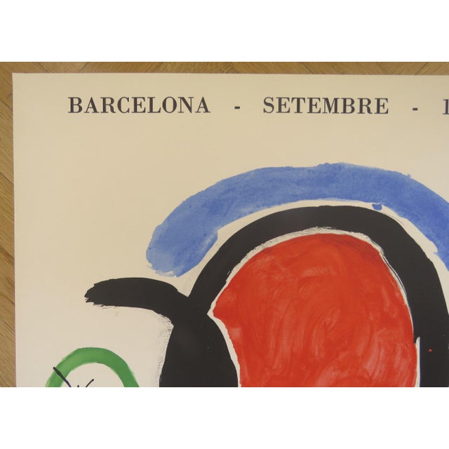 Paper Joan Miró, Original Exhibition Poster: Sala Gaspar, Barcelona, 1970, Lithograph For Sale - Image 7 of 9