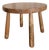 Hand-Carved Teak Burl Wood Side Table, Organic Modern Design, Stunning Textures For Sale