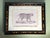 Wood John-Richard Framed Nature Prints of a Tiger & Wildcat Pair Faux Tortoiseshell Wood 16x12.5 For Sale - Image 7 of 15