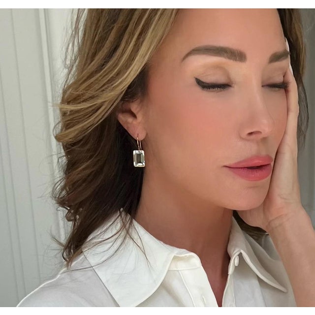 This emerald cut, natural rock crystal in Sterling Silver for a clean, modern look. A Dina Mackney classic. Handmade....