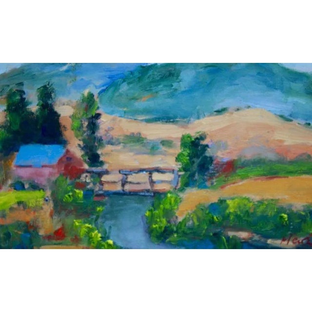 2010s Contemporary Impressionist Original Oil Plein Air Painting For Sale - Image 5 of 5