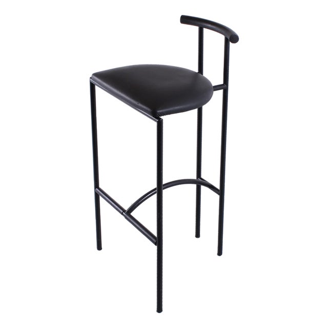 Tokyo Black Stool by Rodney Kinsman for Bieffeplast, 1980s For Sale