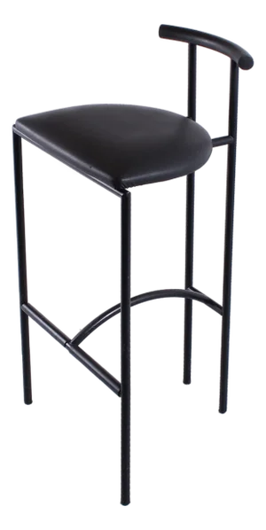 Tokyo Black Stool by Rodney Kinsman for Bieffeplast, 1980s