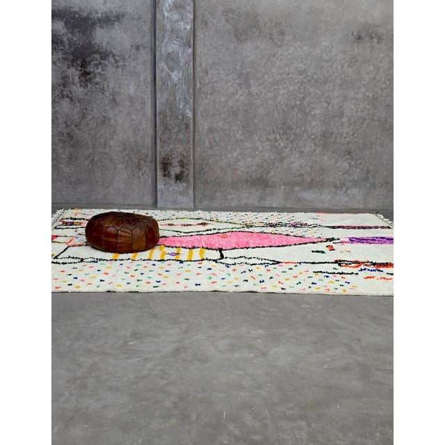 Azilal Berber Rug – Handmade Moroccan Neon Wool Rug This handmade Azilal Berber rug is a bold expression of Moroccan...