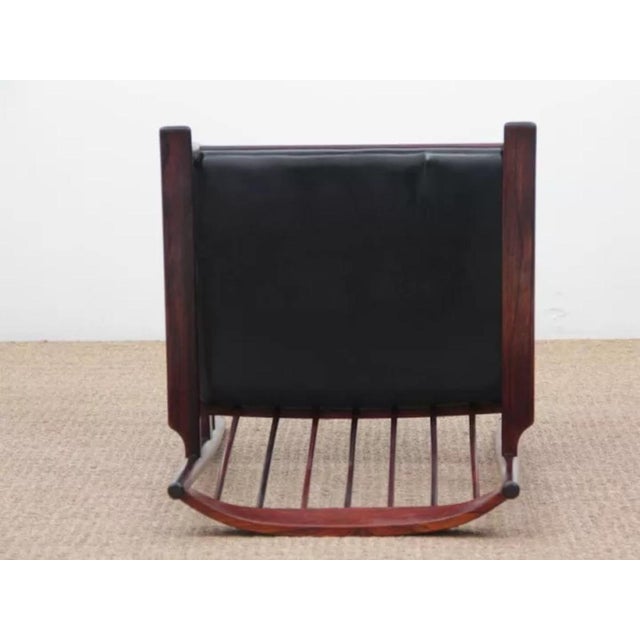 Black Danish Rosewood Armchairs by Arne Vodder for Sibast, 1960s, Set of 2 For Sale - Image 8 of 16