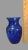 Modern Vintage Bohemian Cobalt Blue Glass Vase For Sale - Image 3 of 6