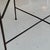 1950s 1950s Iron/Wood Slat Circle Dining Table Attributed to Arthur Umanoff For Sale - Image 5 of 7