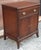 1930s 1930s Refinished Federal Style Mahogany Side Table With Sheet Music Cabinet For Sale - Image 5 of 9