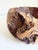 Vintage hand-carved burl wood vessel, circa 1970s. Substantial in weight and presence, beautiful burl figuring and...