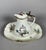 Covered water jug ​​and oval basin in soft-paste sèvres porcelain, 18th century, dated 1757 a large, turned water jug,...