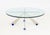 Postmodern Glass Top and Chrome Geometric Coffee Table For Sale In New York - Image 6 of 7