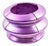 Mary Oros Extra-Wide Purple Acrylic Resin Link Bracelet For Sale