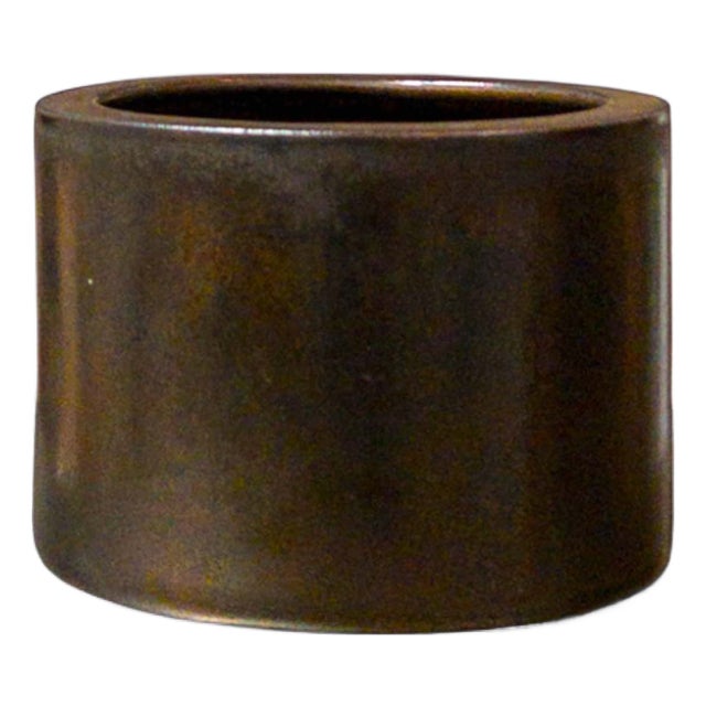 Vintage White-Glazed Porcelain Plaster Vase by Jan Van Der Vaart, Netherlands, 1987 For Sale