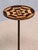 1950s Danish Cabinetmaker Bronze Pedestal Table with Radial Marquetry Top, 1950 For Sale - Image 5 of 11