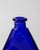 Vintage Italian Triangular Royal Blue Murano Glass Decanter, 1960s For Sale - Image 9 of 13