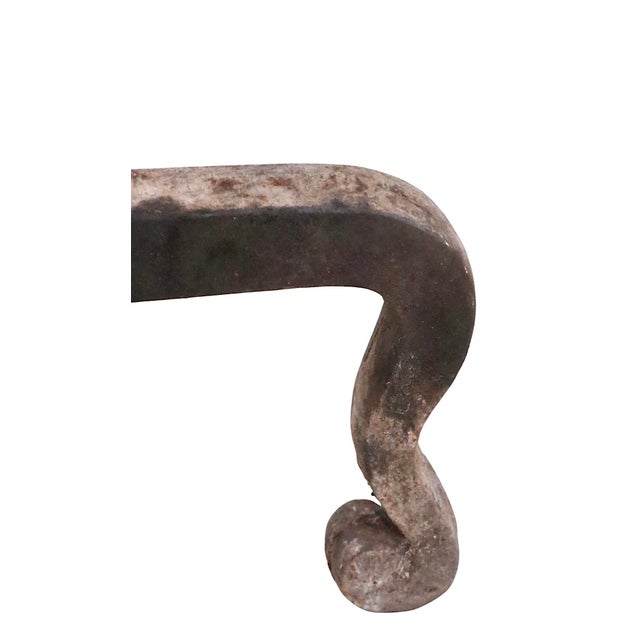 Early 20th Century Pair Arts and Crafts Andirons For Sale - Image 11 of 12